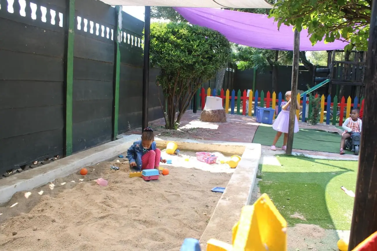 Children playing in the sandpit